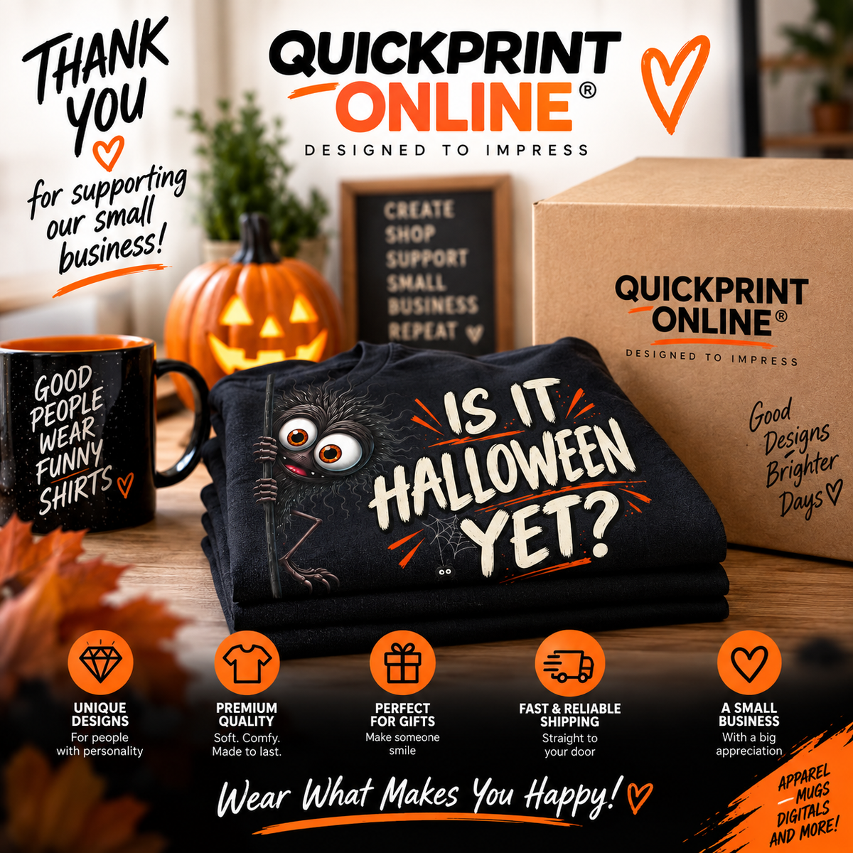 Is It Halloween Yet Shirt | Funny Spooky Creature Tee | Front and Back Halloween Design