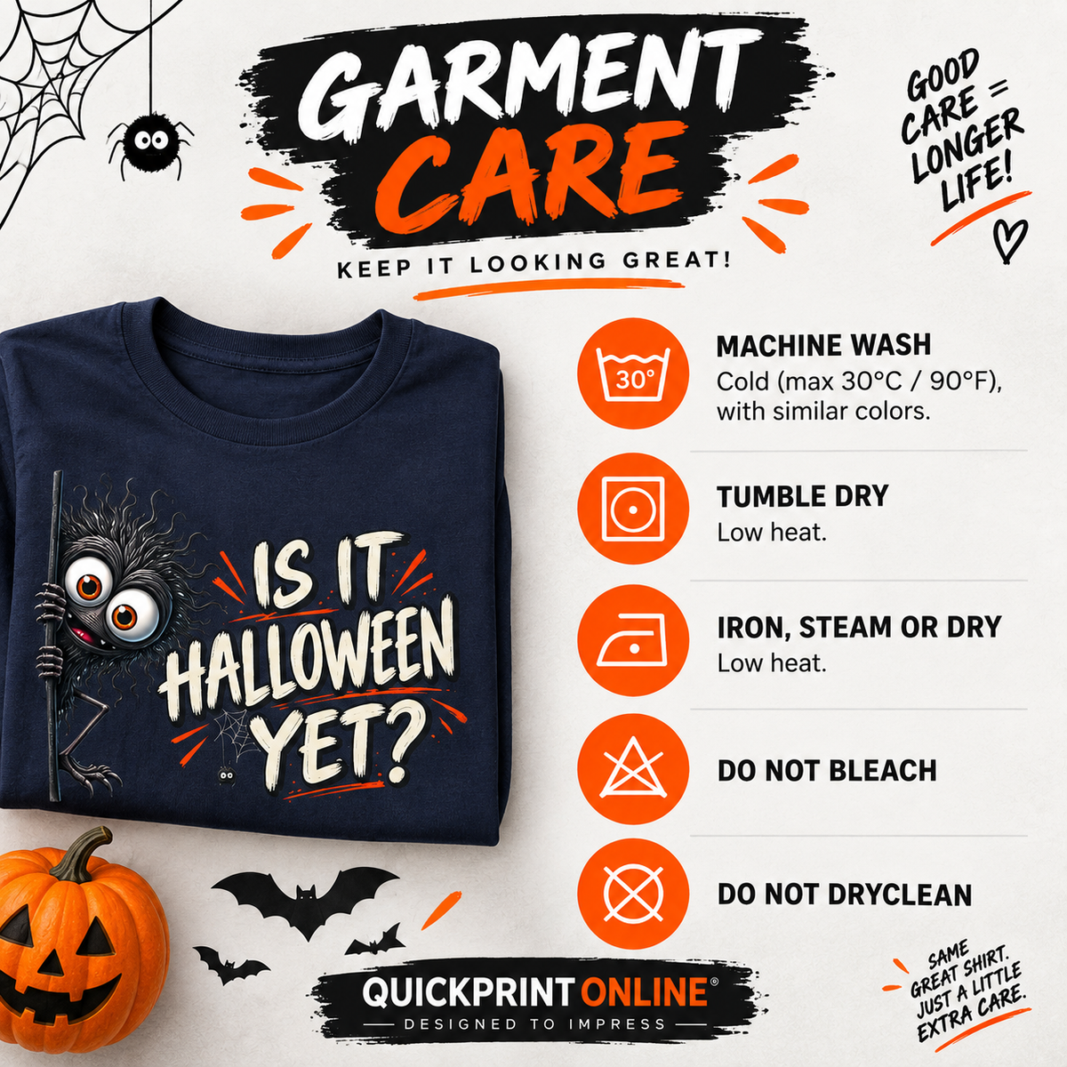 Is It Halloween Yet Shirt | Funny Spooky Creature Tee | Front and Back Halloween Design