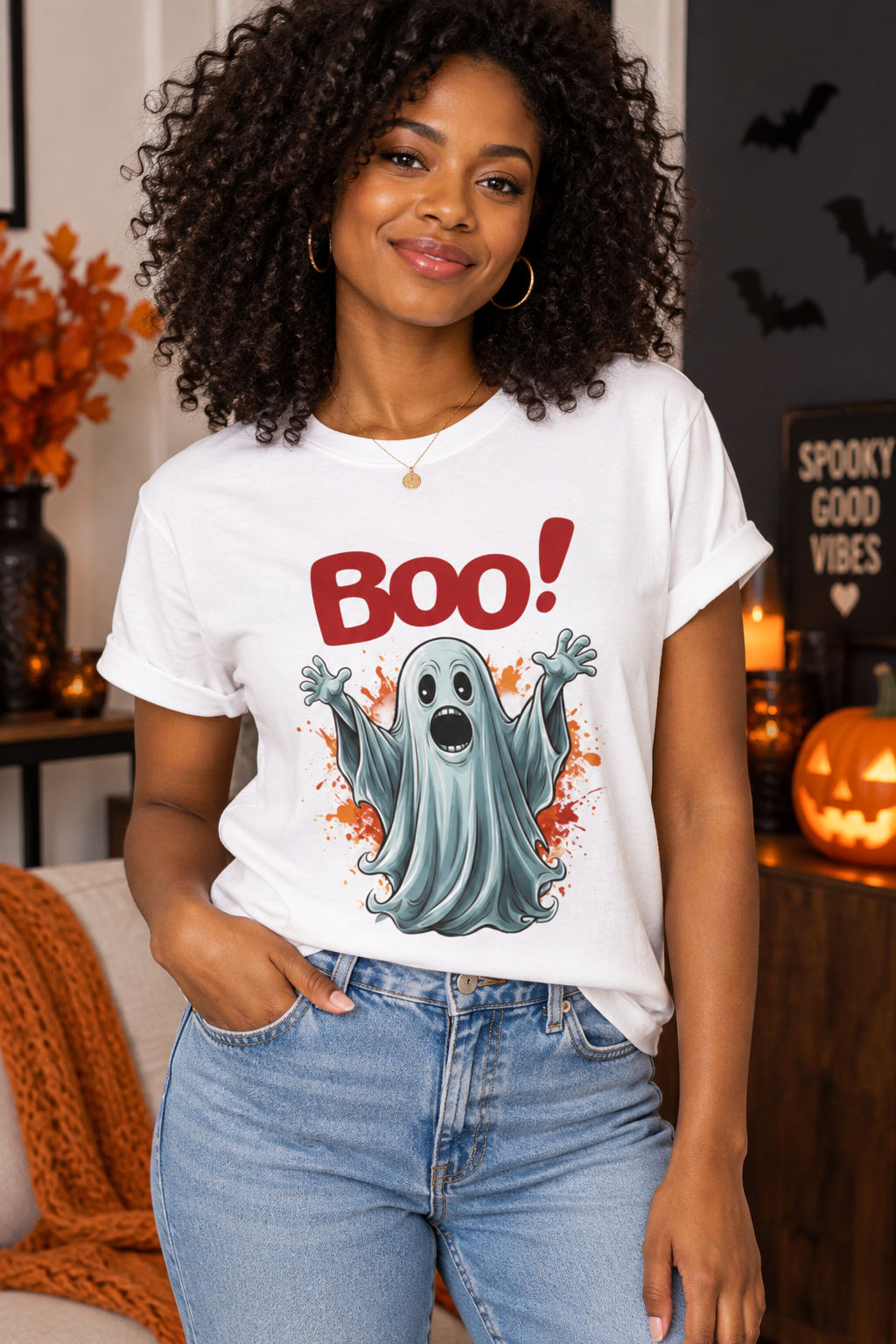Funny Halloween Ghost Shirt | Boo Ghost T-Shirt | Spooky Season Tee | Cute Halloween Shirt | Halloween Gift