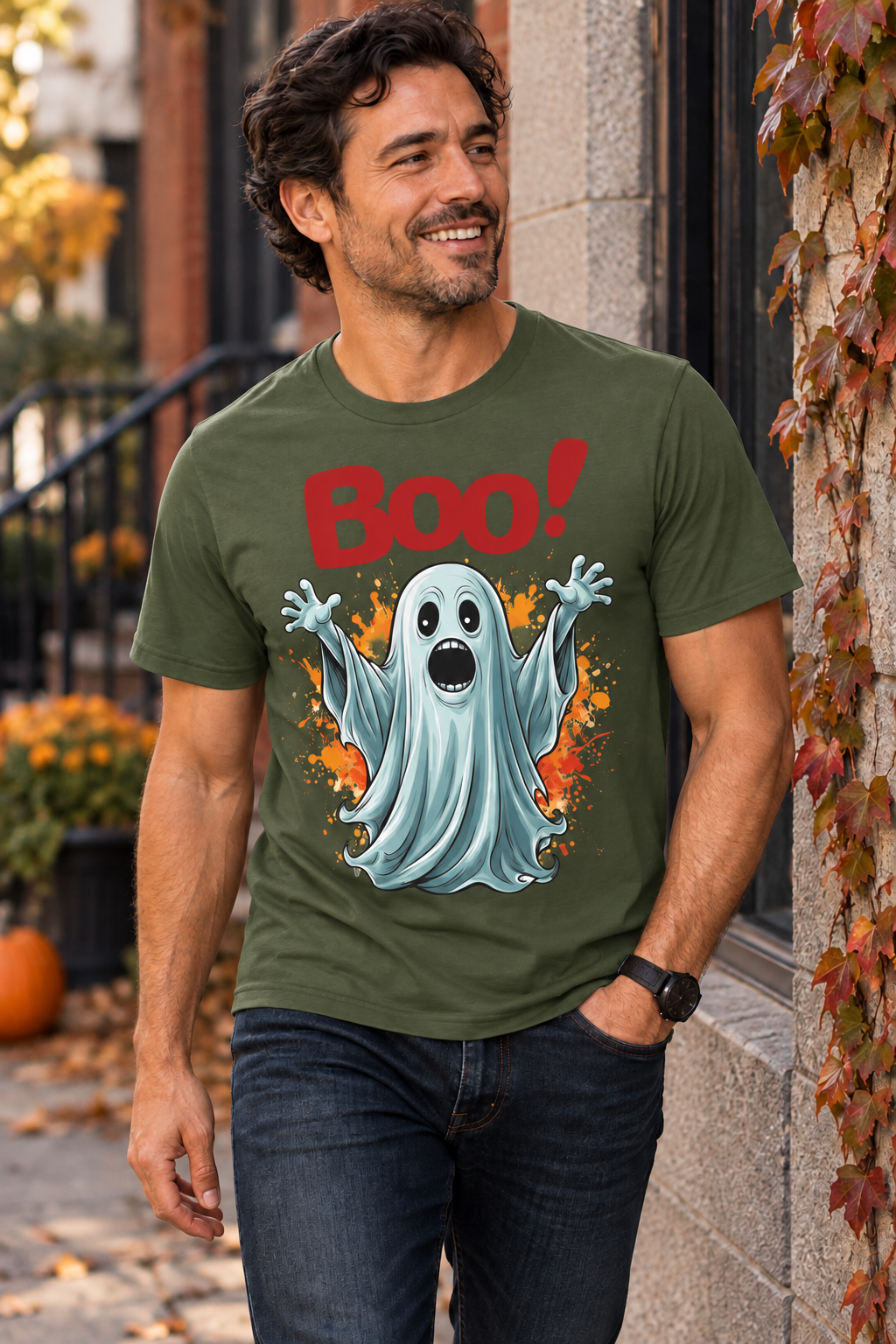 Funny Halloween Ghost Shirt | Boo Ghost T-Shirt | Spooky Season Tee | Cute Halloween Shirt | Halloween Gift