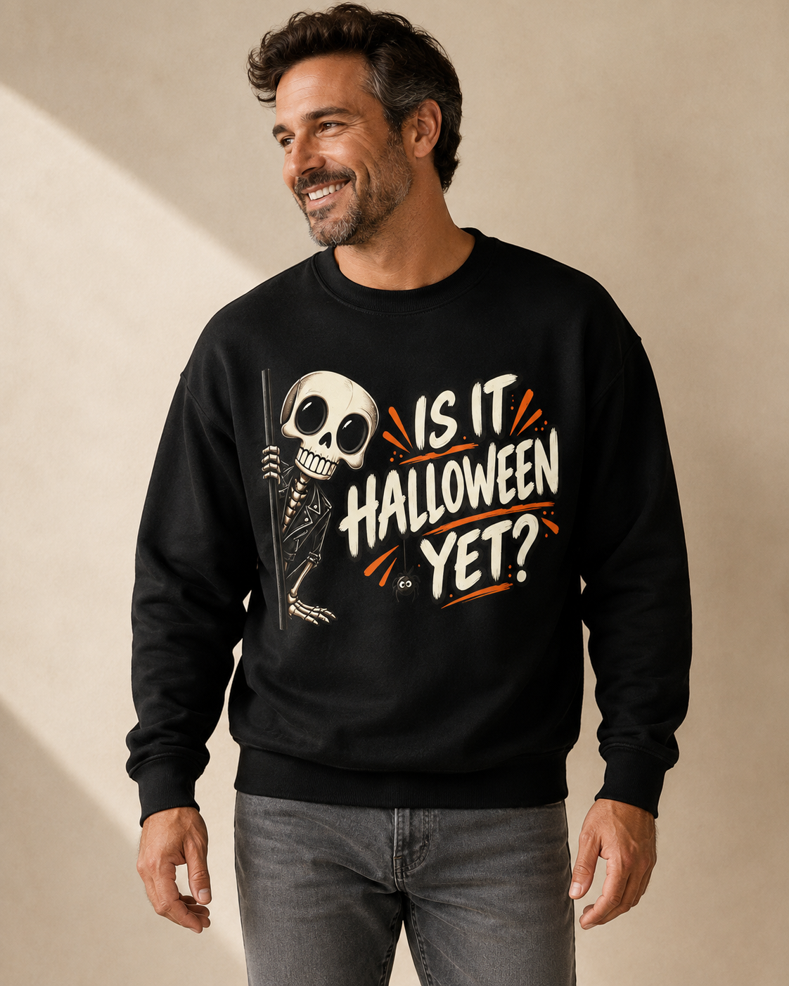 Is It Halloween Yet? Skeleton Sweatshirt – Halloween Crewneck