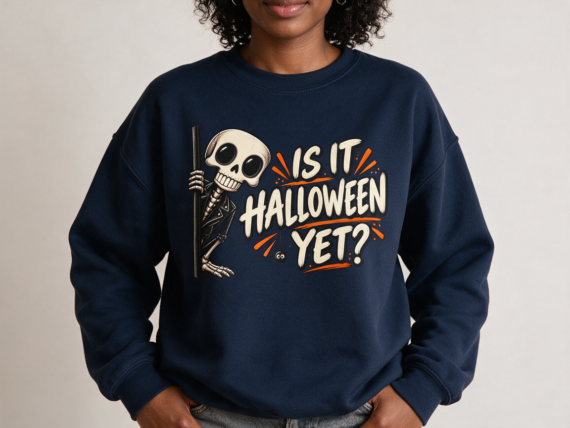 Is It Halloween Yet? Skeleton Sweatshirt – Halloween Crewneck