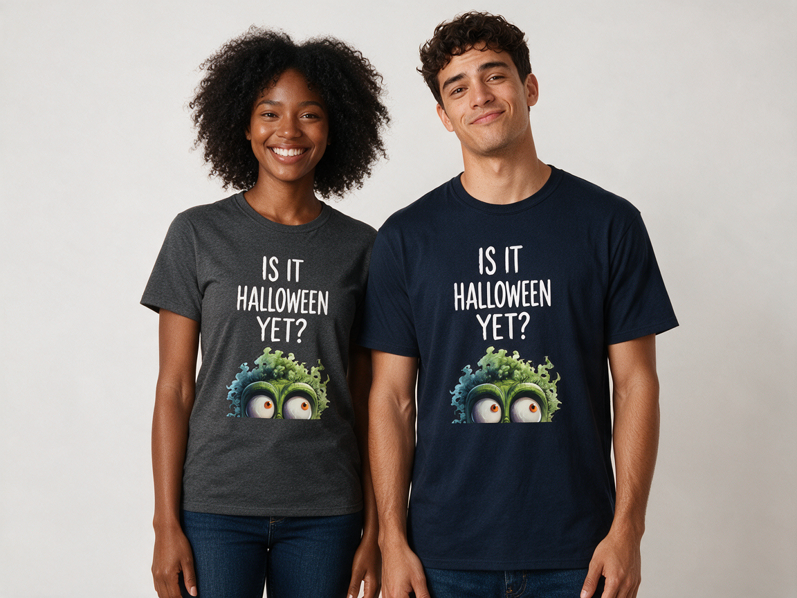 Is It Halloween Yet? Monster T-Shirt – Funny Halloween Tee